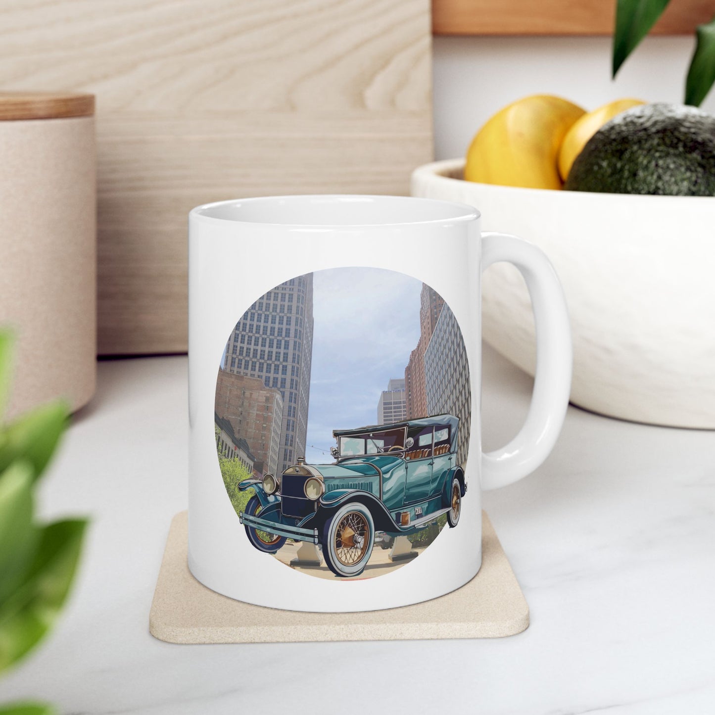 1920s Buick Doctor’s Coupe Mug - Antique Automotive Art