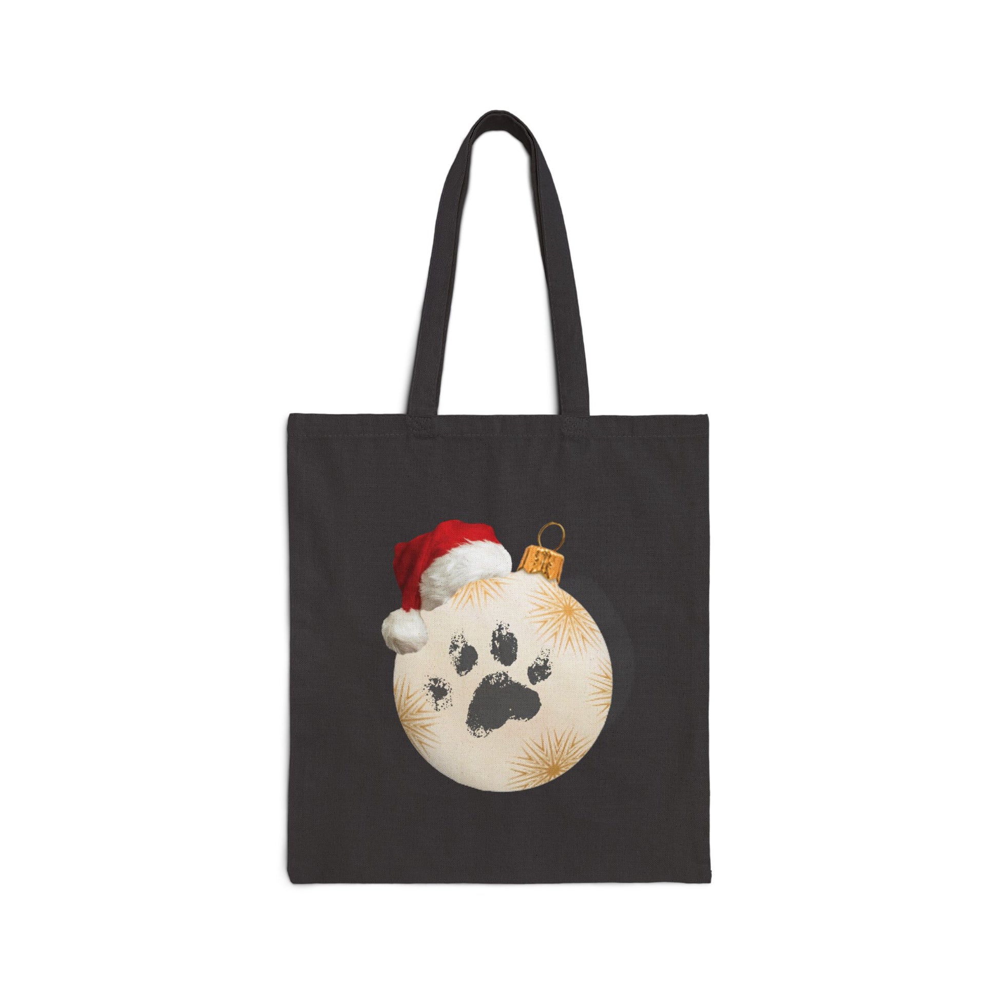 funny christmas black tote bag with santa vibe check quote