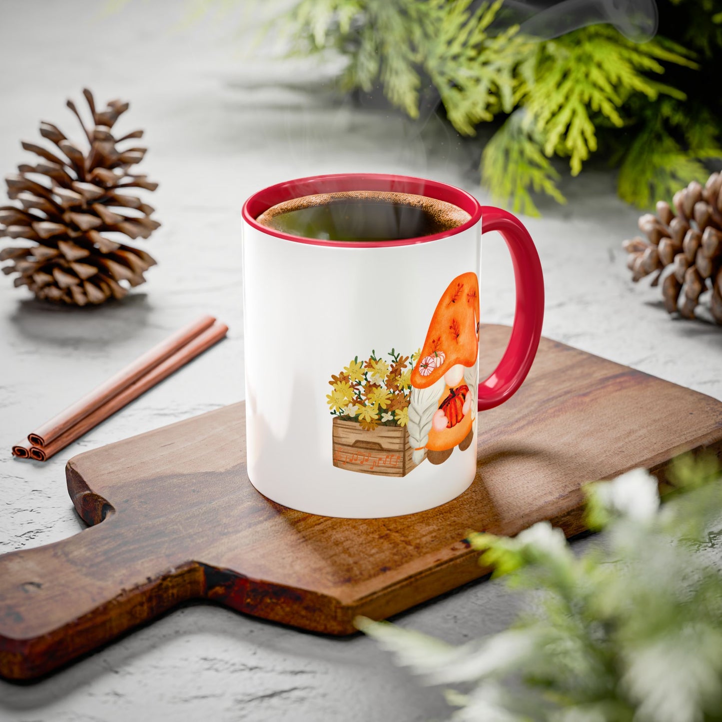 Mysterious Autumn Gnome Mug: Your Cozy Sip of Enchantment