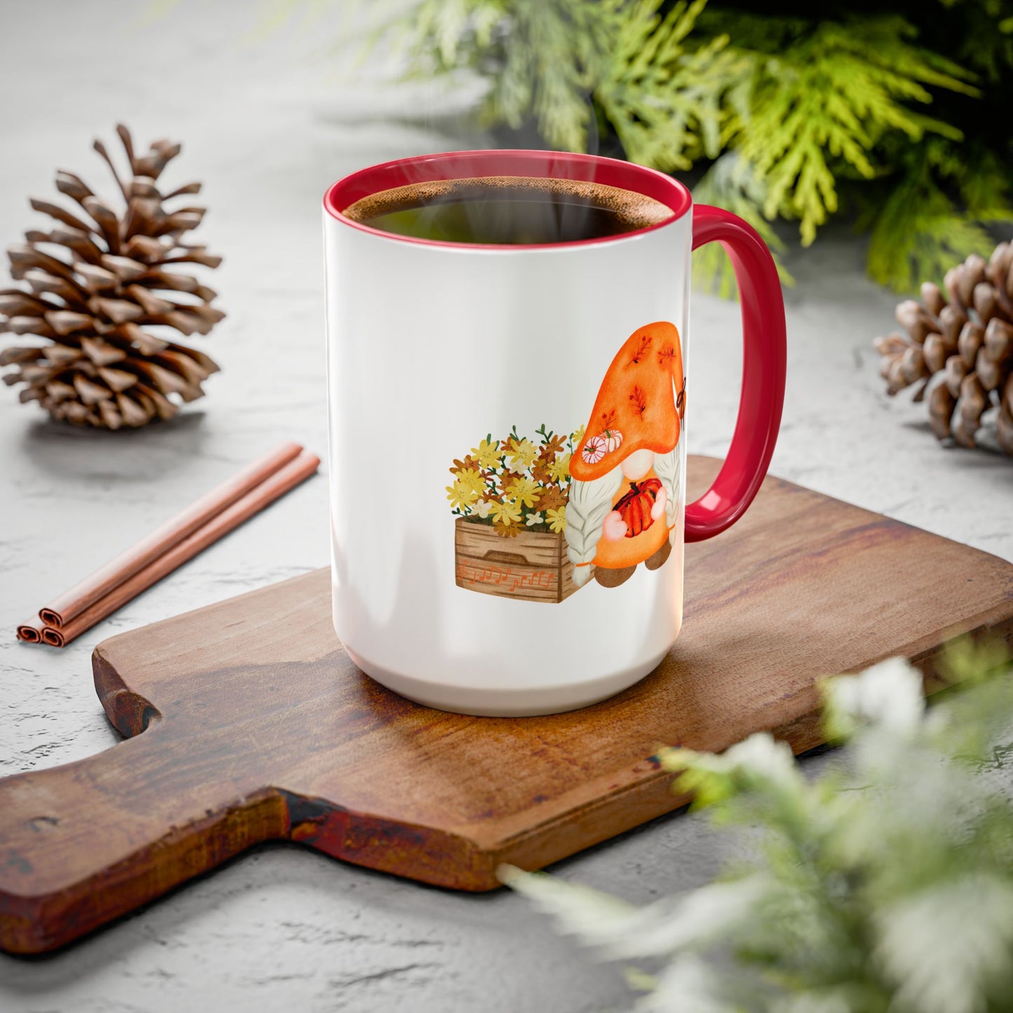 Mysterious Autumn Gnome Mug: Your Cozy Sip of Enchantment