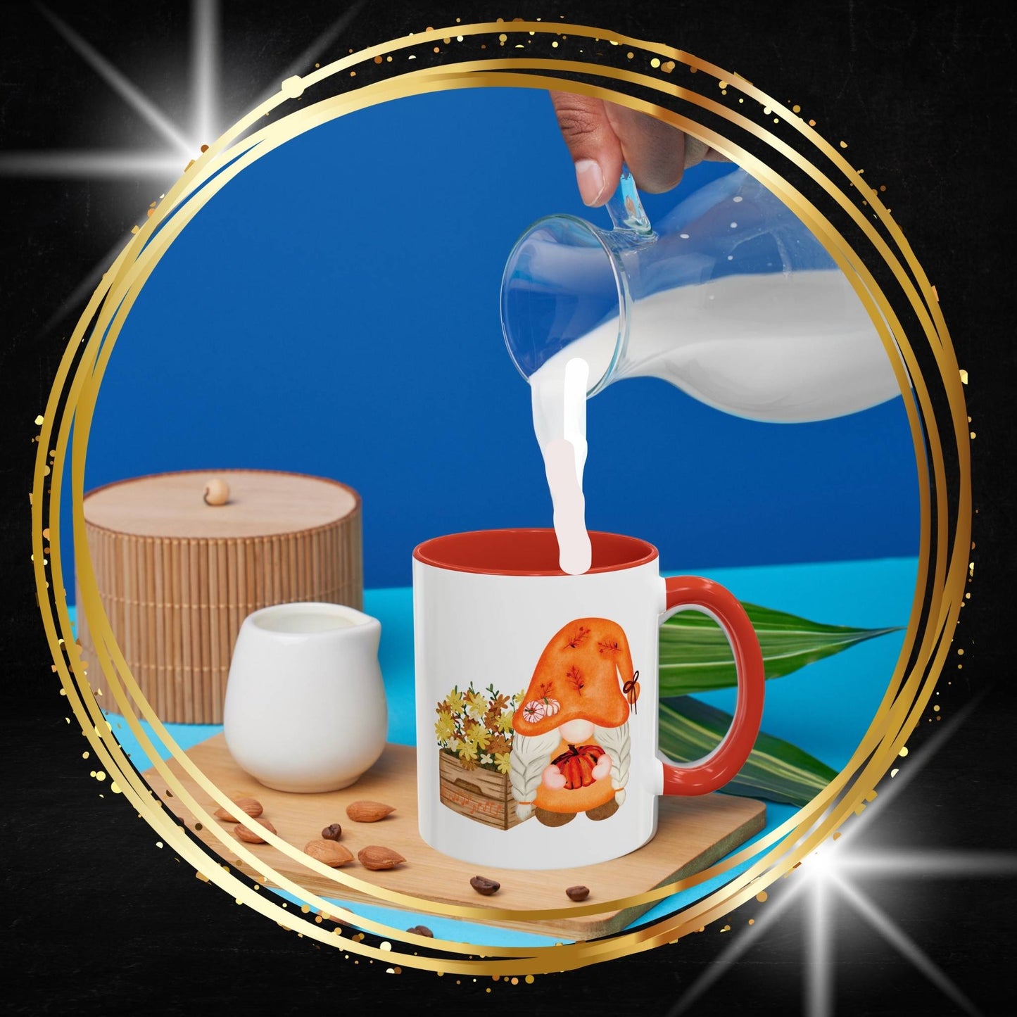 Mysterious Autumn Gnome Mug: Your Cozy Sip of Enchantment