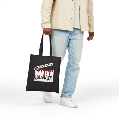 Haunted Hollywood: The Spooky Clapperboard Halloween Tote Bag