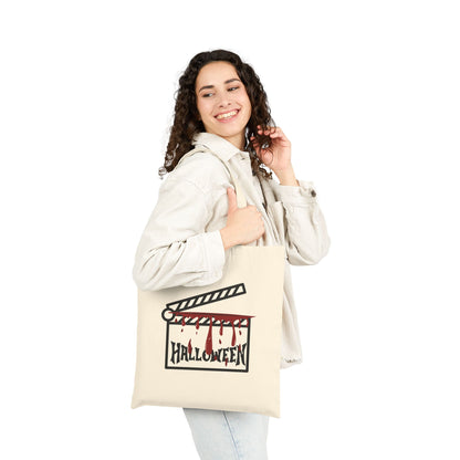 Haunted Hollywood: The Spooky Clapperboard Halloween Tote Bag
