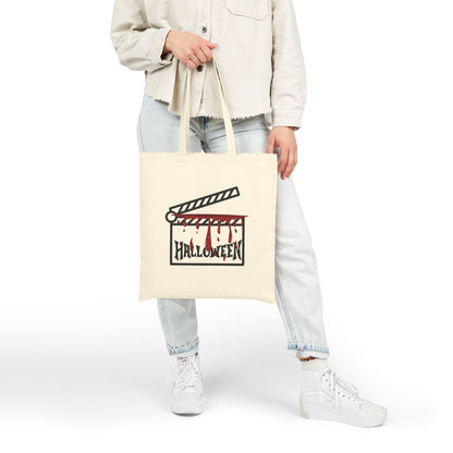 Haunted Hollywood: The Spooky Clapperboard Halloween Tote Bag