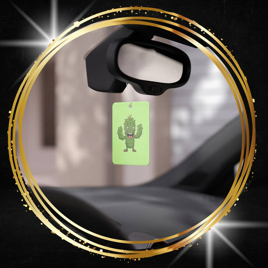 Joyfull Cactus Car Air Freshener -  Power Car Freshener: Fresh Scent, Long-Lasting Fragrance, Funny Design
