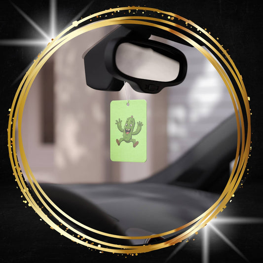 Jumping Cactus Car Air Freshener -  Power Car Freshener: Fresh Scent, Long-Lasting Fragrance, Funny Design