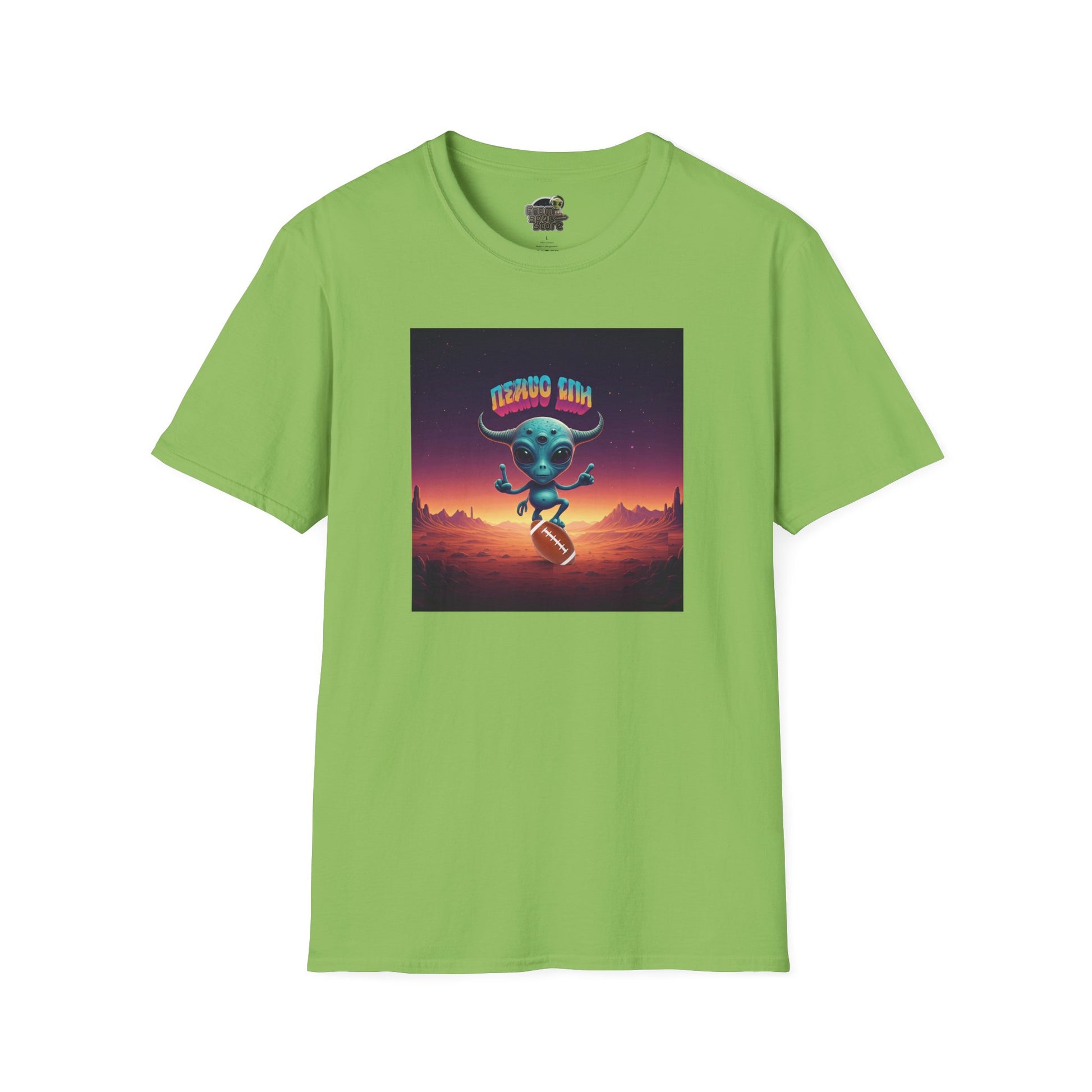 kiwi Alien football player unisex t-shirt