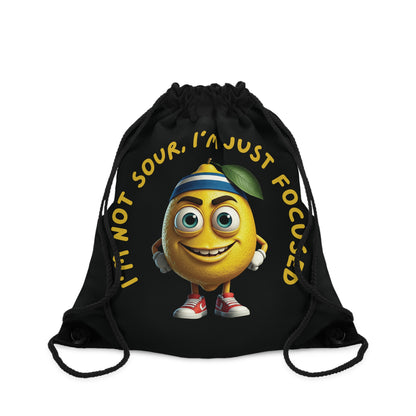 "I'm Not Sour!" Lemon Drawstring Bag - Fun & Focused for Your Day One size