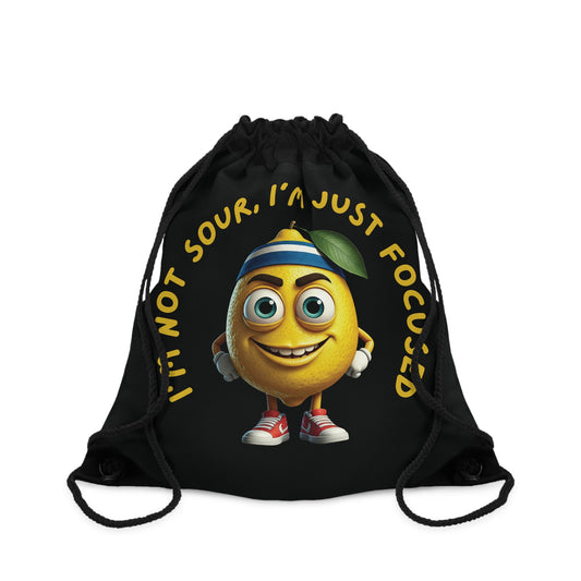 "I'm Not Sour!" Lemon Drawstring Bag - Fun & Focused for Your Day One size