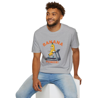 Banana Power t-shirt: Funny Fruit Workout Tee