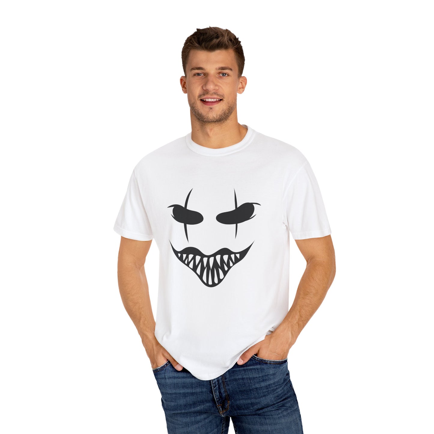 Halloween Mask Unisex T-Shirt | Spooky Grin Tee