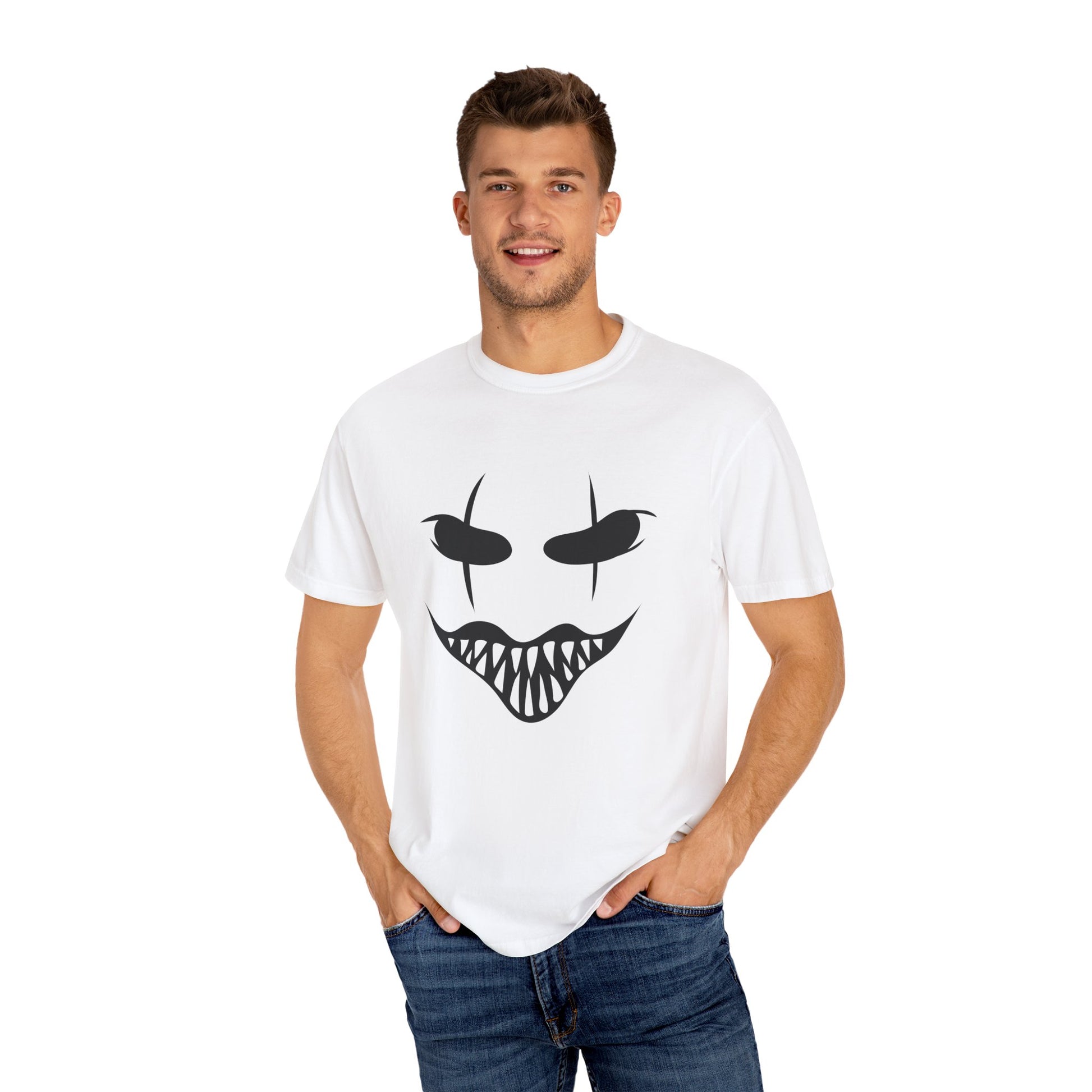 Halloween Mask Unisex T-Shirt | Spooky Grin Tee