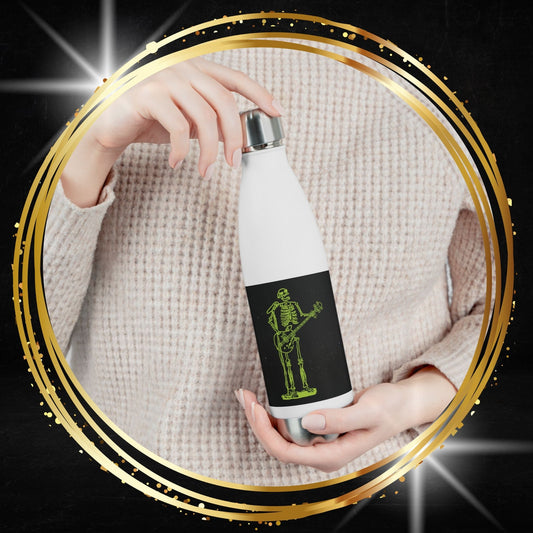 Skeleton Rock Duo Water Bottle | Fluo Metal Music Gear