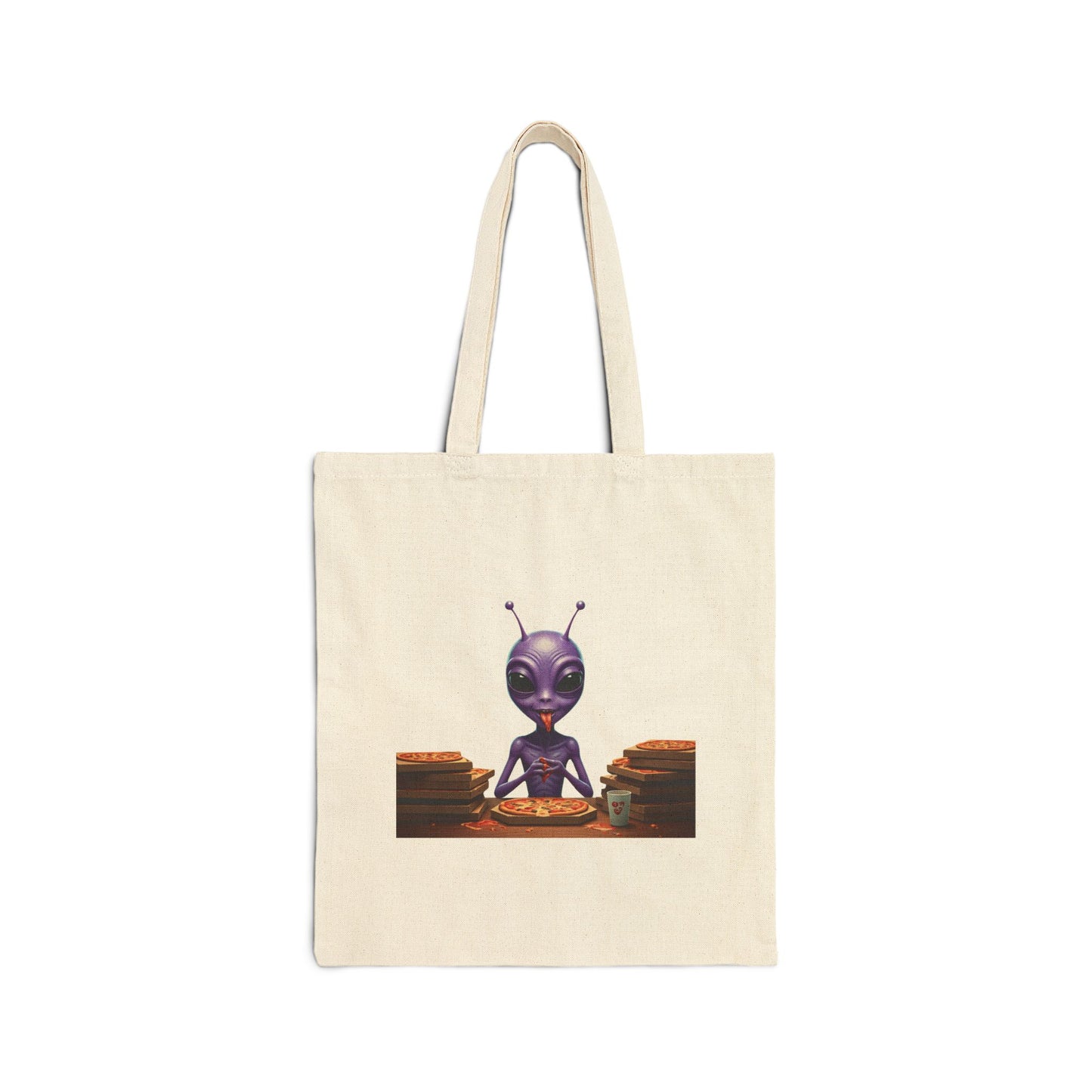 Unique Alien Vibe Tote Bag: Organic Cotton, Durable & Stylish - Perfect for Groceries, Beach, Travel & More!