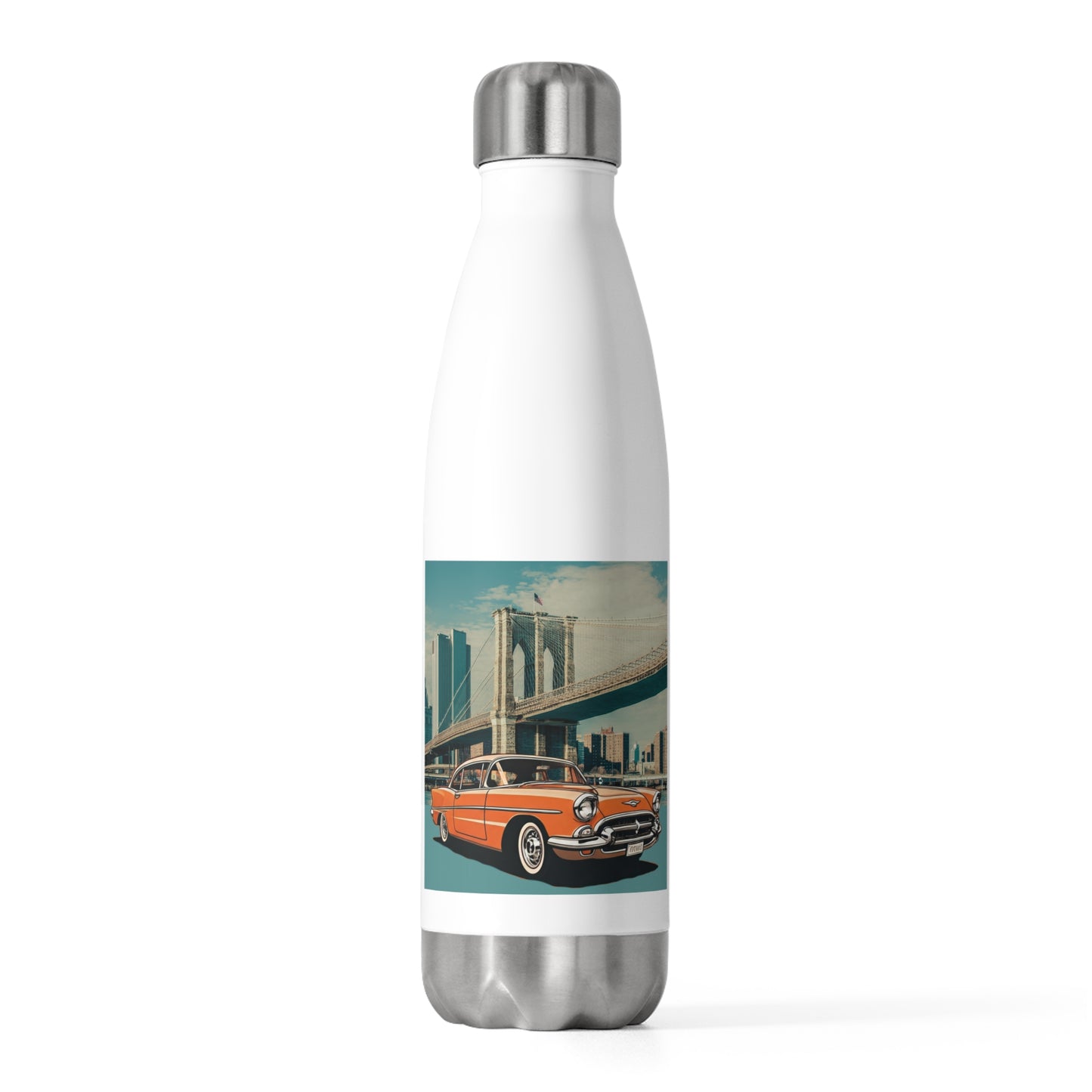 Chevrolet Bel-Air Vintage Water Bottle - Iconic Stainless Steel for Car Enthusiasts