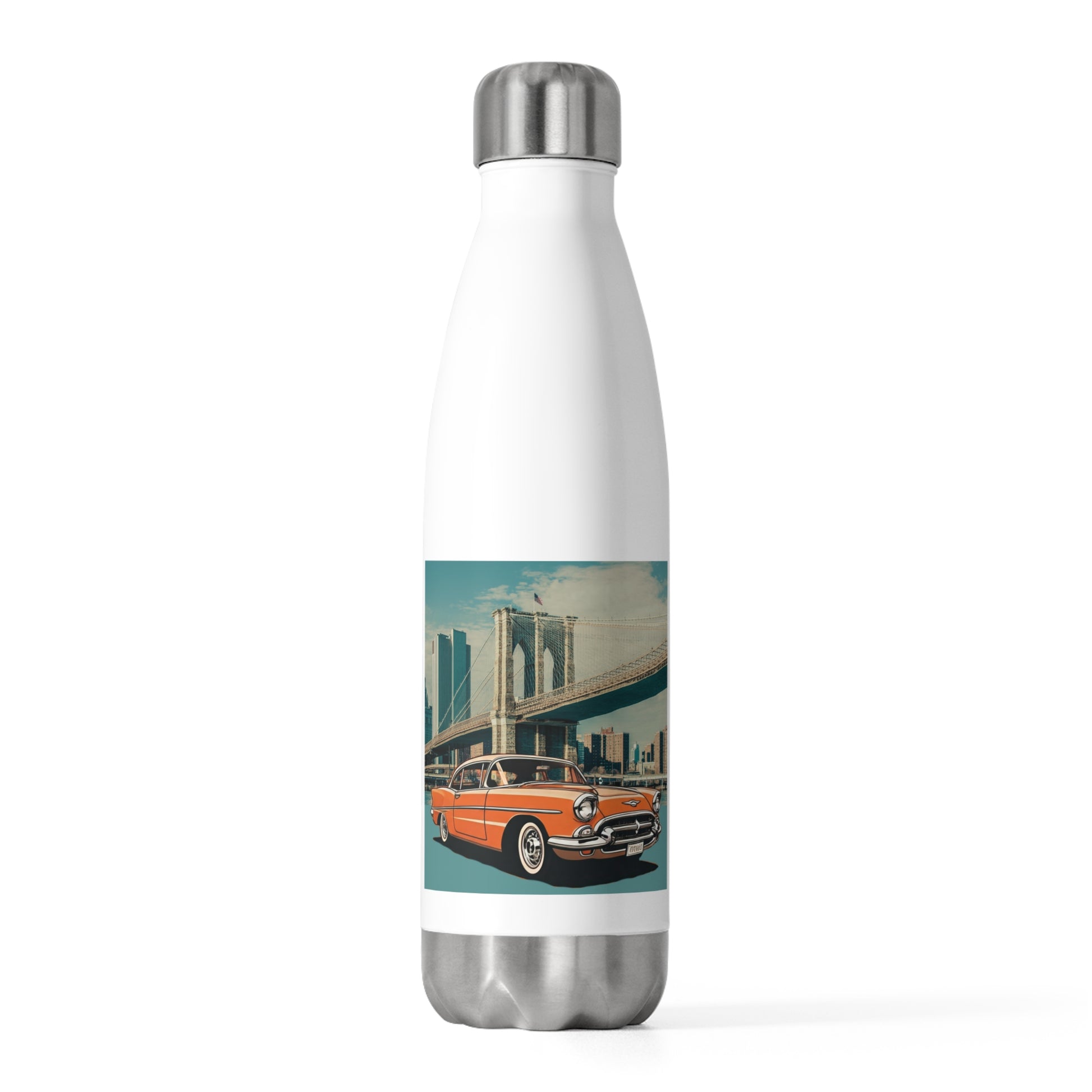 Chevrolet Bel-Air Vintage Water Bottle - Iconic Stainless Steel for Car Enthusiasts
