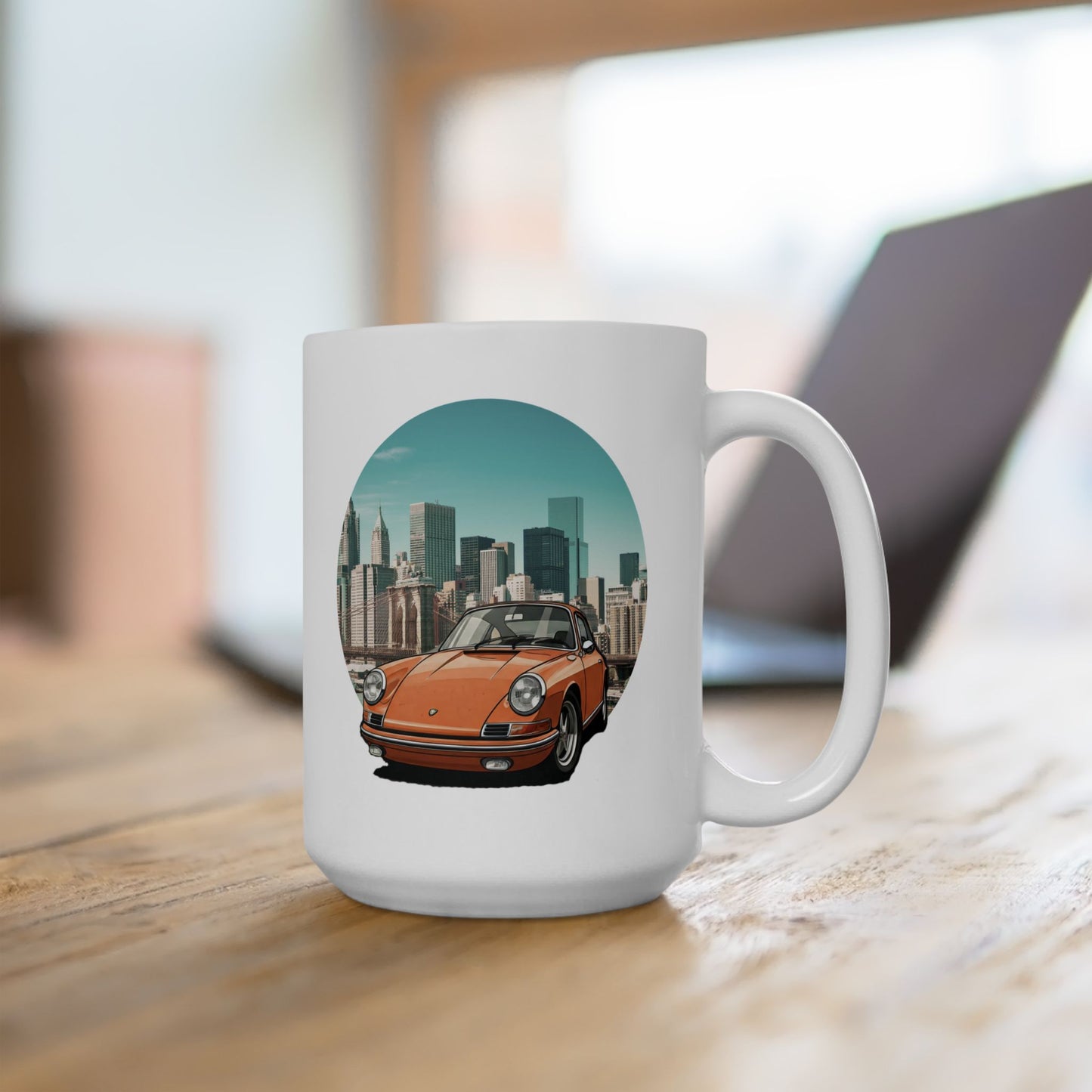 Porsche 911 Vintage Mug - Iconic Power & Design