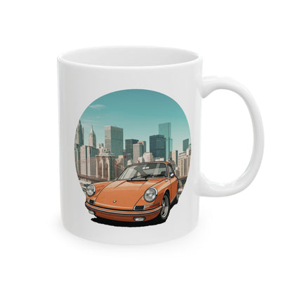 Porsche 911 Vintage Mug - Iconic Power for Your Coffee Break 11oz