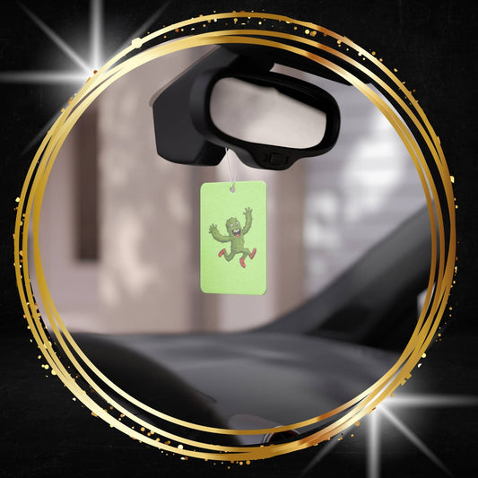 Running Cactus Car Air Freshener -  Power Car Freshener: Fresh Scent, Long-Lasting Fragrance, Funny Design