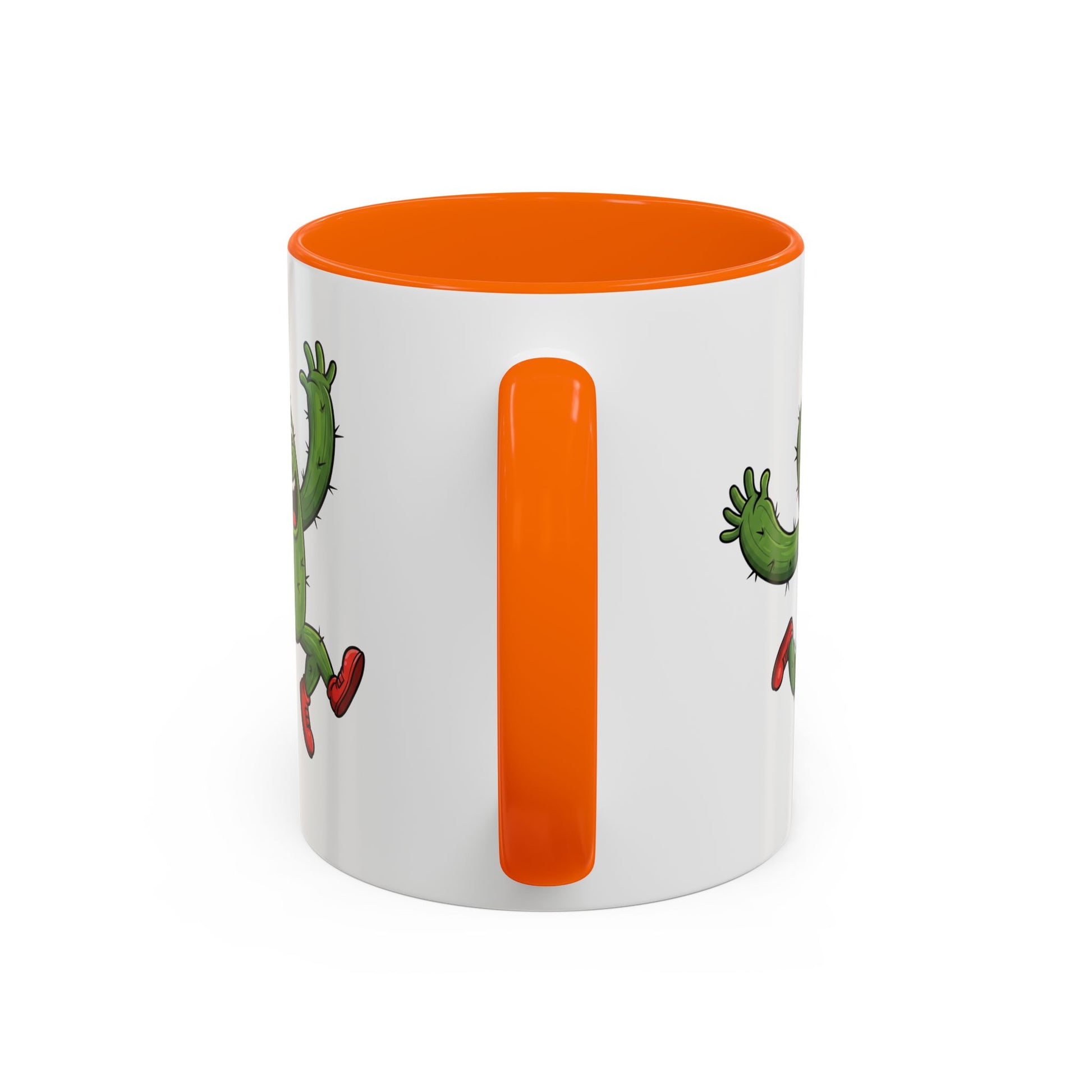 Cactus Mania Running Cactus Mug - Fun & Eco-Friendly Ceramic Coffee Cup