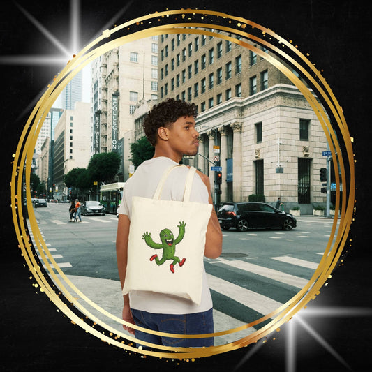 Running Cactus Tote Bag - Your Quirky & Eco-Friendly Everyday Essential