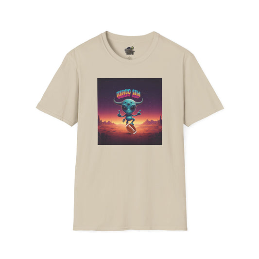 Sand Alien football player unisex t-shirt