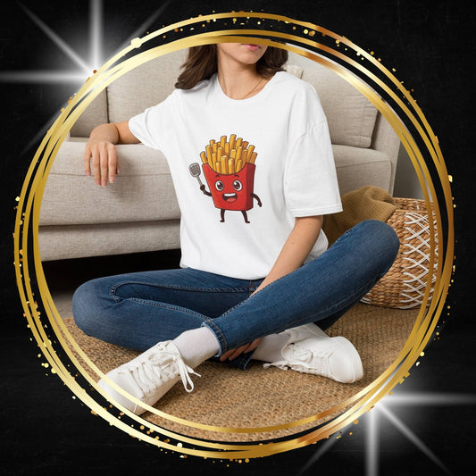 The Boardwalk Hustle – Golden French Fries Graphic Tee