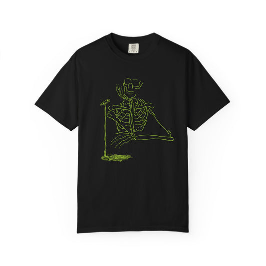 The Legend Speaks | Skeleton Fluo Music Interview Unisex T-Shirt Black