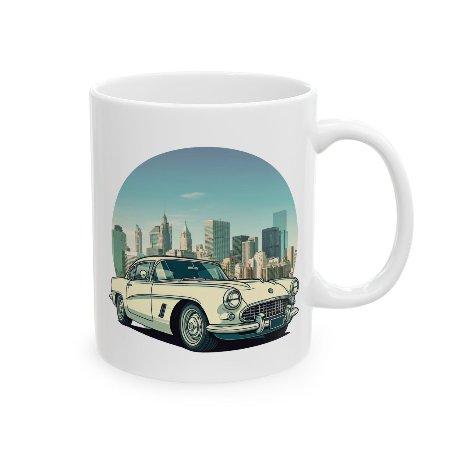 Chevrolet Corvette Vintage Mug - Classic Car Fan's Dream Coffee Cup 11oz