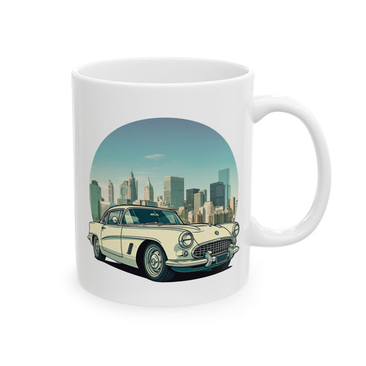 Chevrolet Corvette Vintage Mug - Classic Car Fan's Dream Coffee Cup 11oz