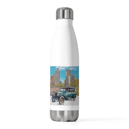 Ford T design on White water bottle 