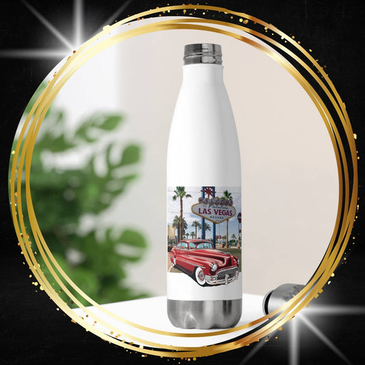 Buick 1950s Vintage Car Insulated Water Bottle - Eco-Friendly Stainless Steel for Retro Lovers