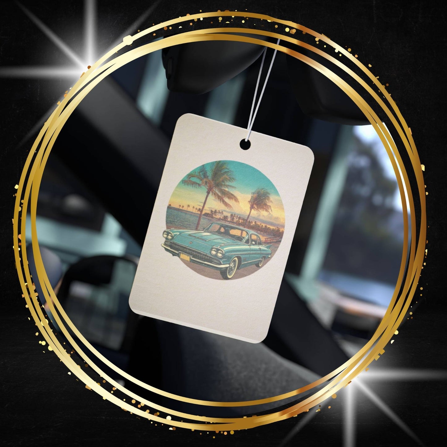 Neon Sunsets & Chrome Dreams: The '50s Eldorado Air Freshener