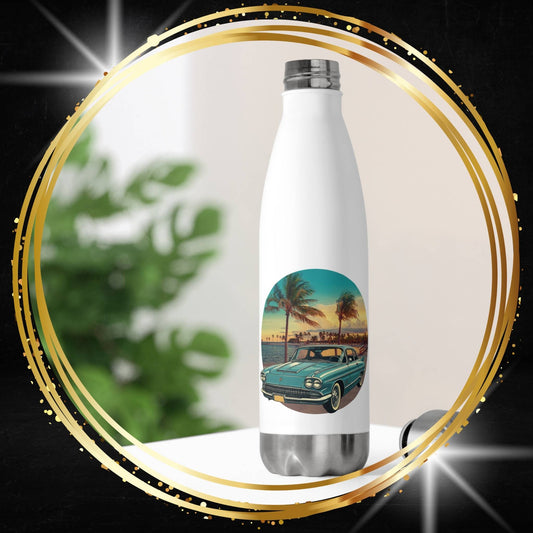 Cadillac Eldorado Brougham 1950s water bottle - Luxury Vintage Car Design for Enthusiasts