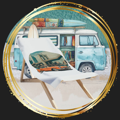 Chevrolet Bel-Air Beach Towel: The American Automotive Icon Right on Your Beach