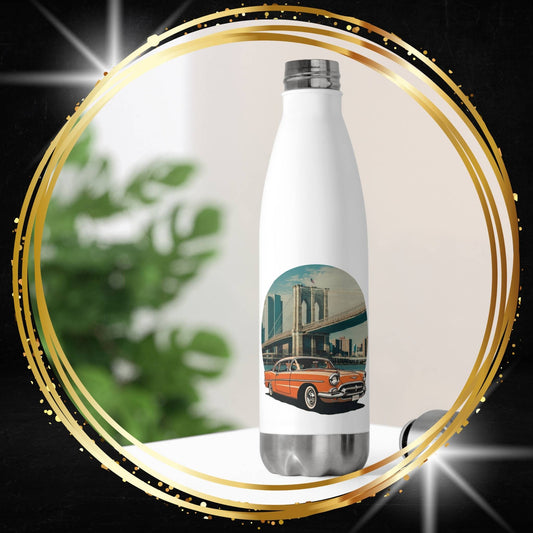 Chevrolet Bel-Air Vintage Water Bottle - Iconic Stainless Steel for Car Enthusiasts
