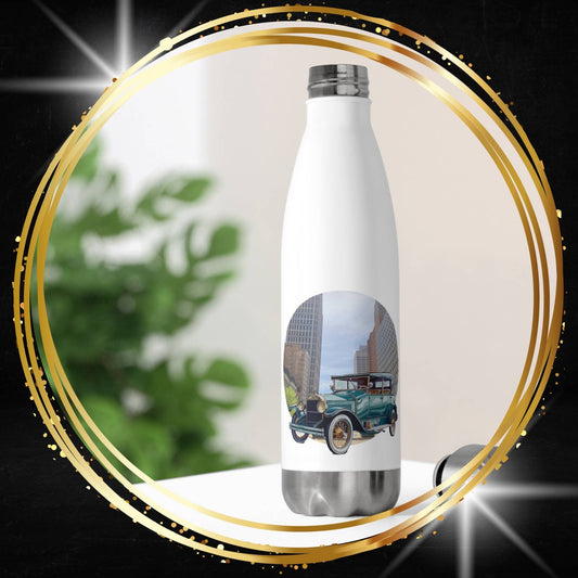 Ford T Atlanta Vintage Water Bottle - Iconic Stainless Steel for Car Enthusiasts