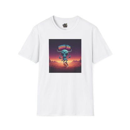 white Alien football player unisex t-shirt