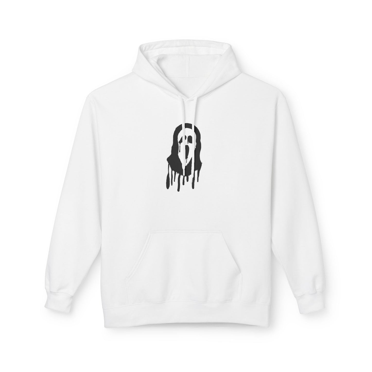 Embrace the Fear: The Iconic Halloween Scream Unisex Hoodie White