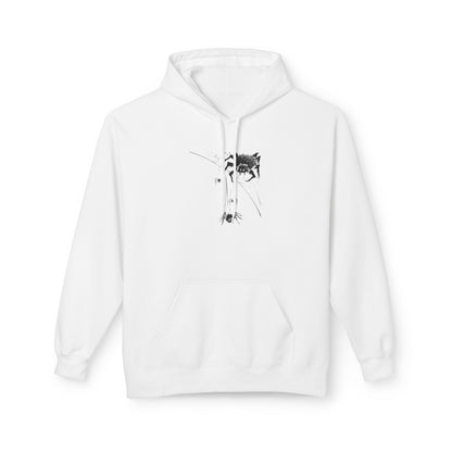 Caught in the Web: The Halloween Spiders Unisex Hoodie White