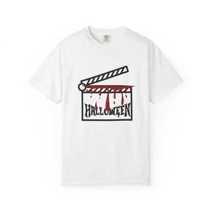 Ciak Halloween Unisex T-Shirt | Spooky Movie Clapperboard Tee White